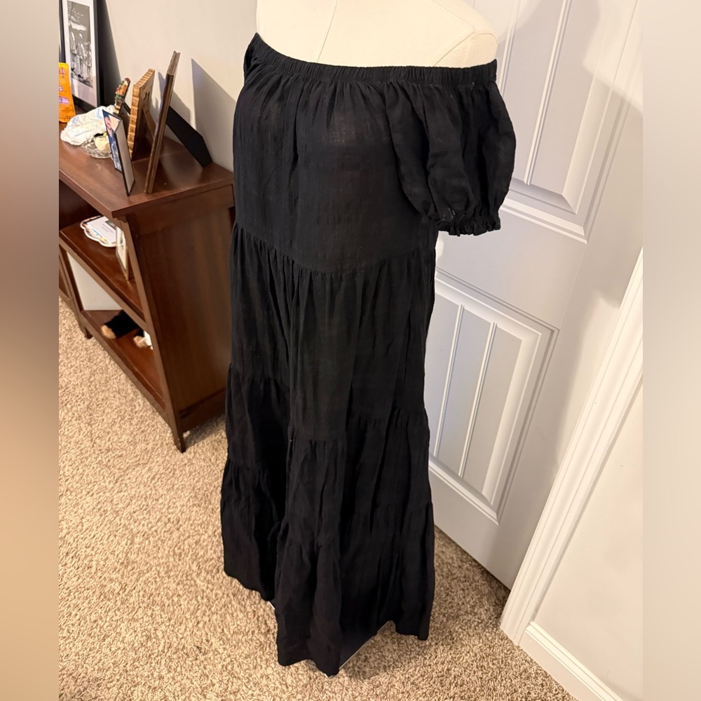 YFB Black Off-Shoulder Maxi Dress - Picture 2 of 15